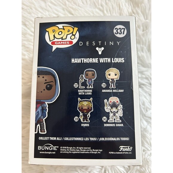 New Funko Pop Games Destiny 337 Hawthorne with Louis Vinyl Figure - Picture 3 of 3